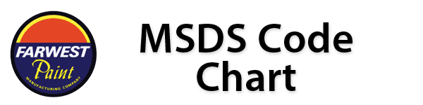 MSDS Code Chart